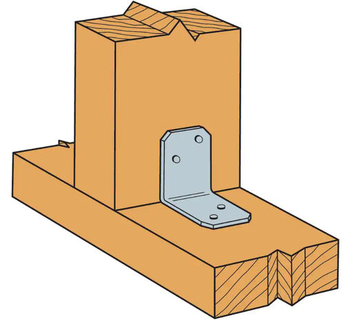 Simpson Strong-Tie 2 Zoll x 1-1/2 Zoll x 1-3/8 Zoll ZMAX Winkel verzinkt - Bild 2 von 9