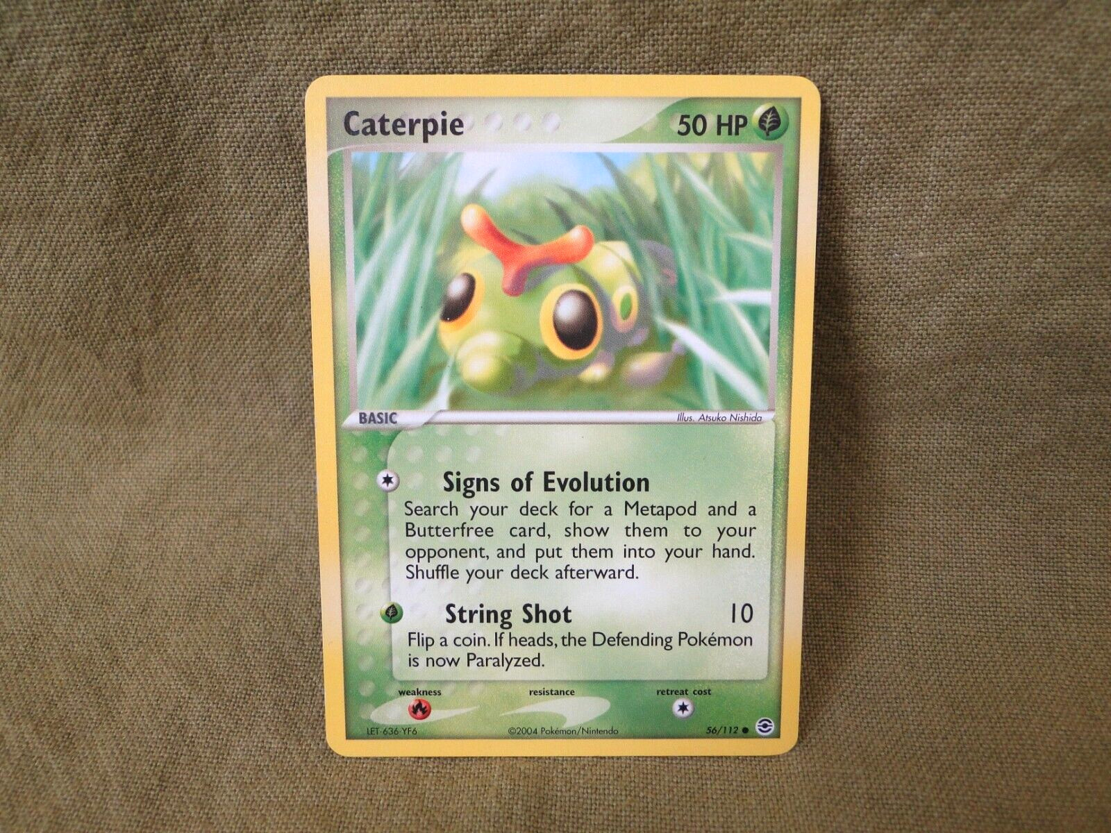 Pokemon Trading Card - EX FireRed & LeafGreen: Caterpie 56/112