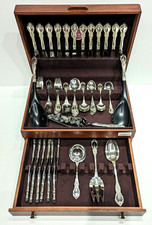 Towle CHARLEMGNE 1963 Sterling Silver Ser. for 12, 79pc. with Storage Chest