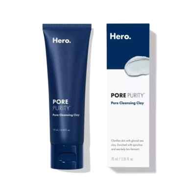 Hero Cosmetics Pore Purity Cleansing Clay 2.35 fl oz -Brand New Box Damaged