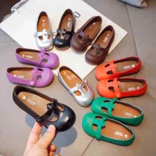 Princess Girls Flat Shoes PU Dress Shoes Part...