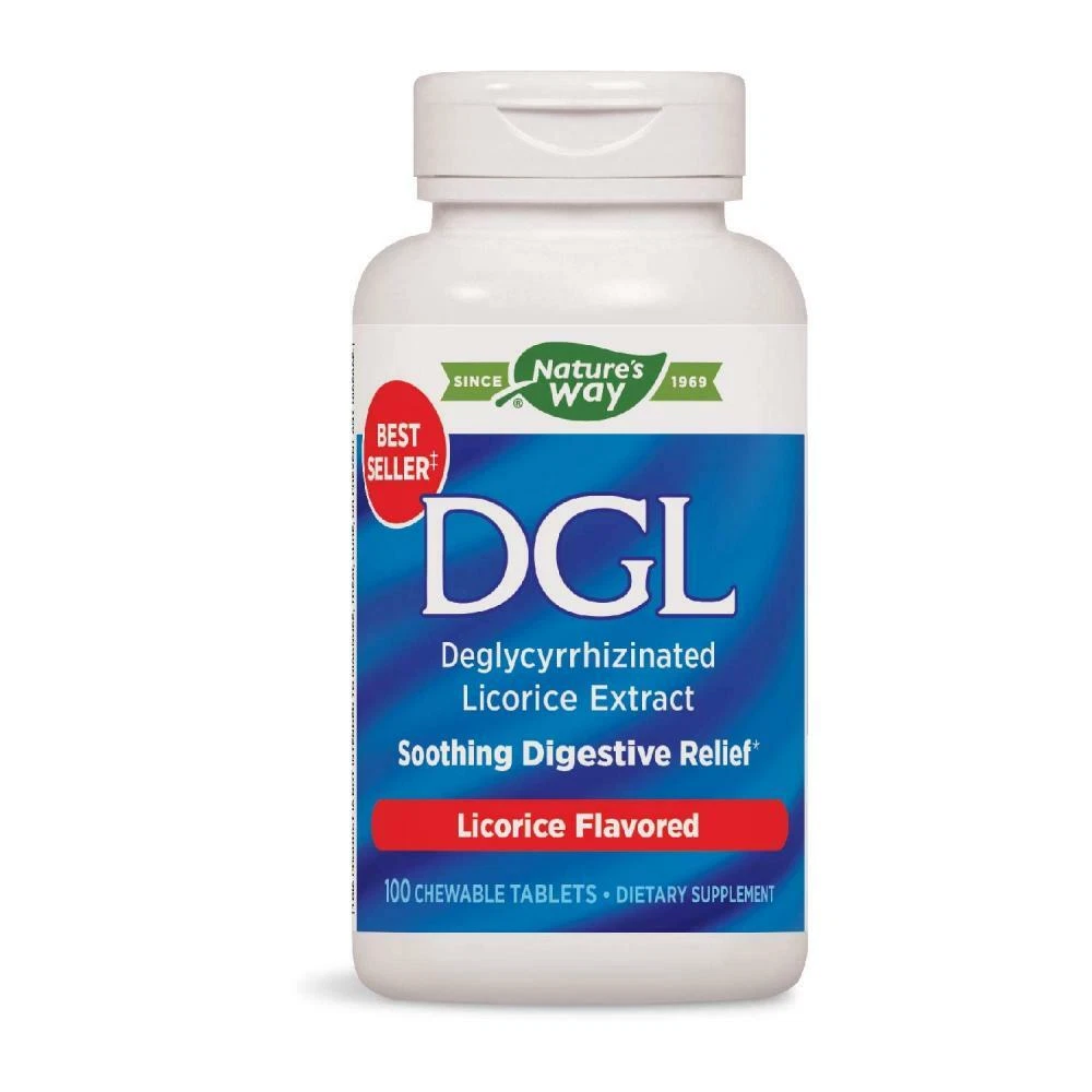 Enzymatic DGL Deglycyrrhizinated Licorice Chewable Tablets,, 57 OFF
