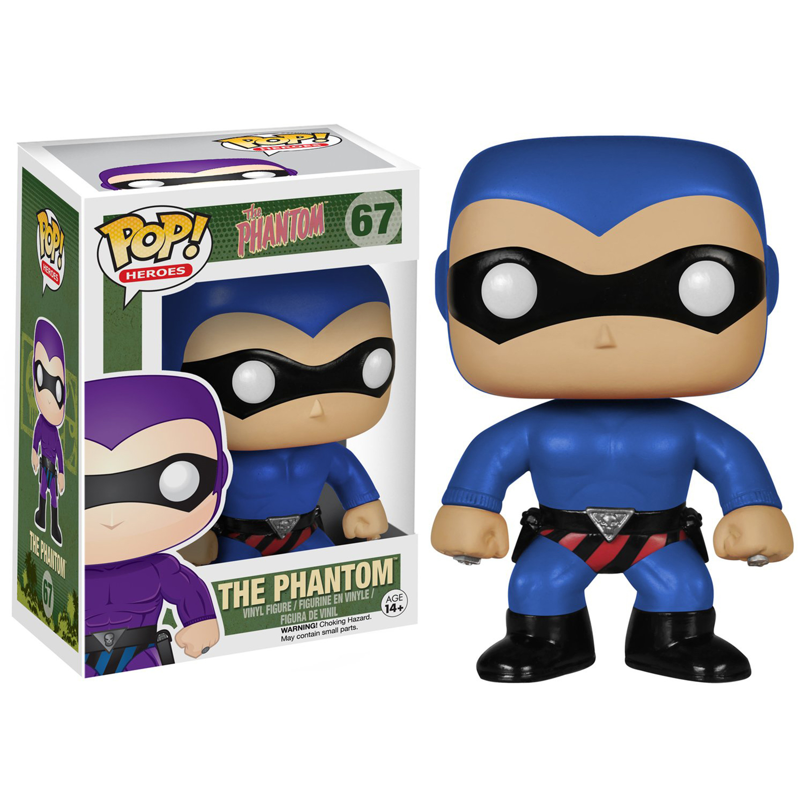 En Oferta Funko Pop Heroes Figura In Vinile The Phantom Costume Blu 1752