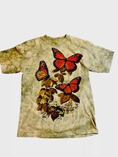 VINTAGE THE MOUNTAIN BUTTERFLY PRINTED IN THE USA UNISEX T SHIRT SZ LG