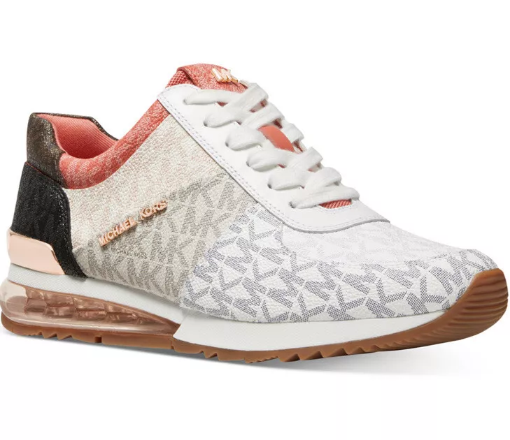 Michael kors allie trainer white sale