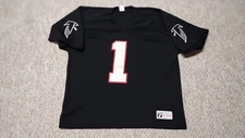 Vintage 90s Atlanta GA Falcons Jersey Retro NFL Rare Logo 7 Shirt George XL