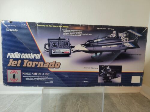 Vintage Nikko Jet Tornado Remote Control Boat - Picture 1 of 15