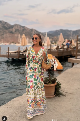 ZARA NEW WOMAN SS24 PRINTED LINEN BLEND KNOTTED DRESS MULTICOLORED |  3313/478 | eBay