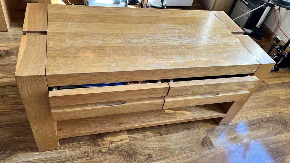 solid oak living room furniture set used eBay