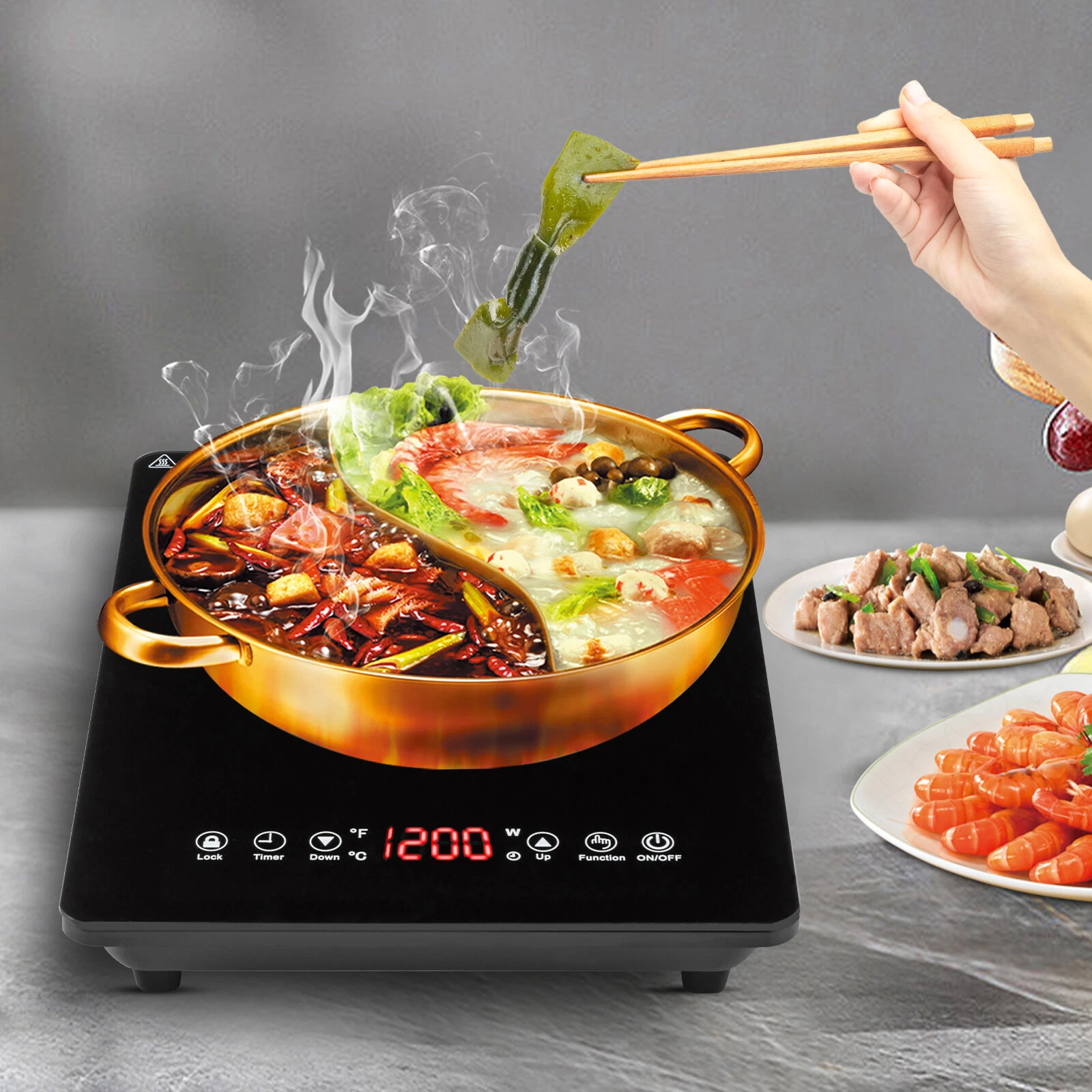 Portable Digital Electric Induction Cooktop Countertop Stove Burner Cooker 1800W
Opens in a new wind