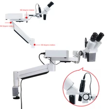 5W LED Dental Operation Microscope Optional Root Canal Microscope Clip On Table