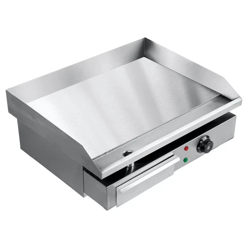 Commercial Electric Griddle & Flat Top Grill Hot Plate 55cm 3kW BBQ Stainless - Picture 9 of 10