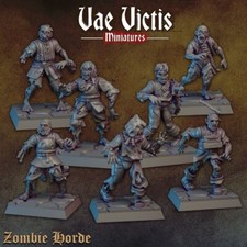 "Zombie Horde x7" Vae Victis Miniatures D&D WHFB Mordheim Frostgrave resin