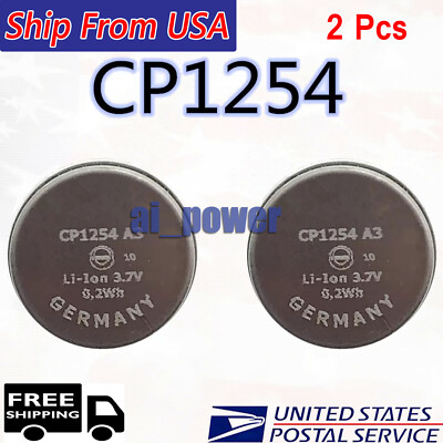 2Pcs Beats Powerbeats PRO Earphone Battery Varta CP1254 A3 3.7V 60mAh 