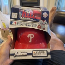 Franklin Phillies Kids Baseball Uniform Set Cosplay Halloween Costume Helmet