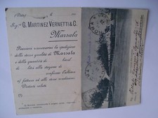 Trapani - Via Centrale Villa Garibaldi - Marsala - spedita in busta cart doppia