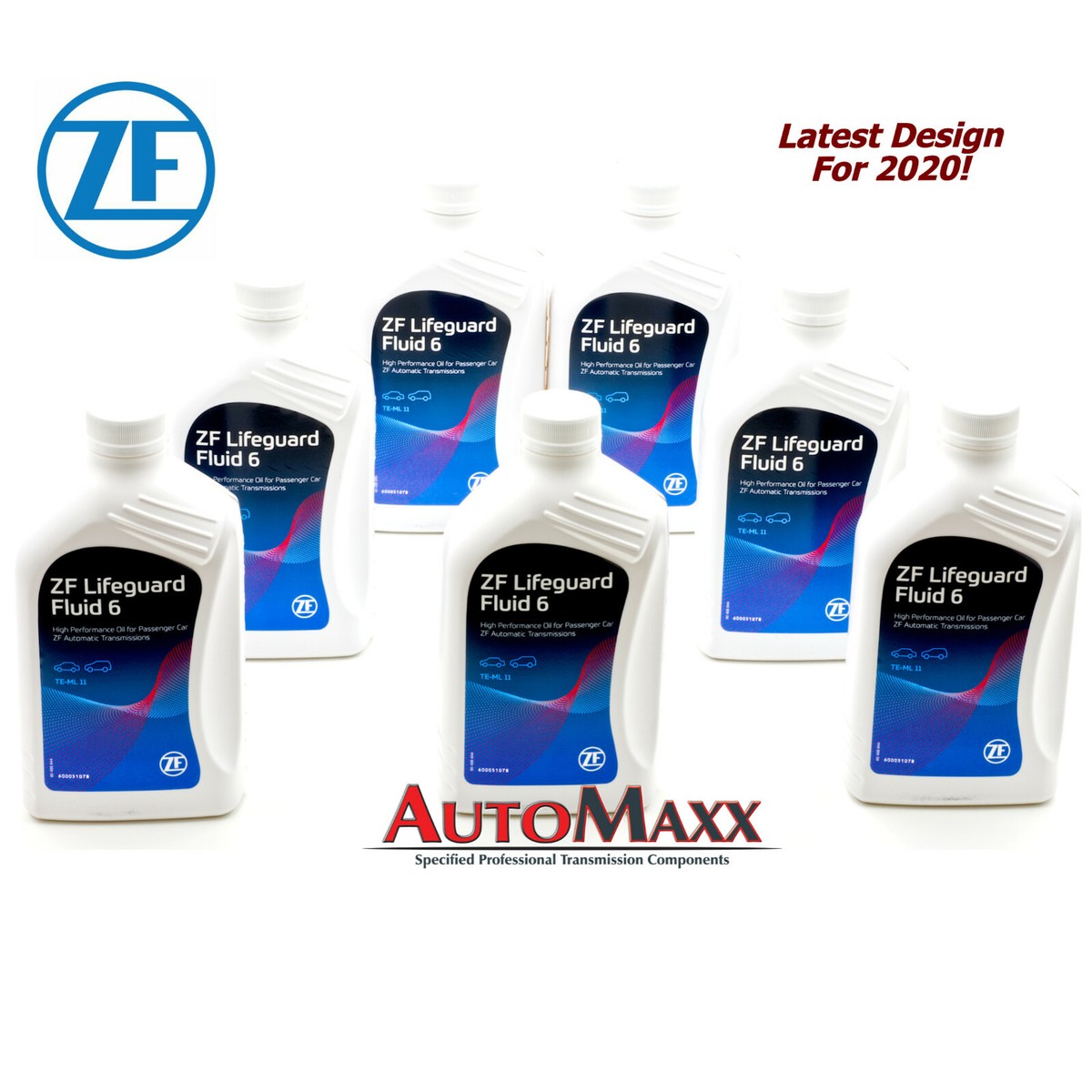 ZF Lifeguard Fluid 6 (7本セット) ZF Lifeguard 6 Transmission Fluid for ZF6HP26 6HP32 2002-09 AUDI