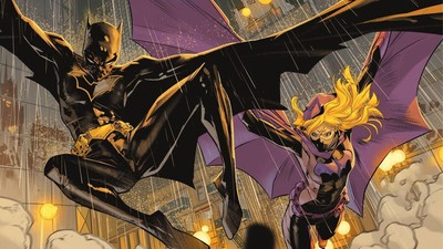 Comics Batman Failsafe stephanie brown CCG Playmat Custom Playmat Mat Pad 41402