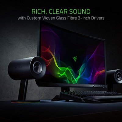 PCスピーカー Razer RZ05-02460100-R3A1 Nommo Chroma Razer RZ05-02460100-R3U1 Nommo Chroma Full Range 2.0 PC Gaming