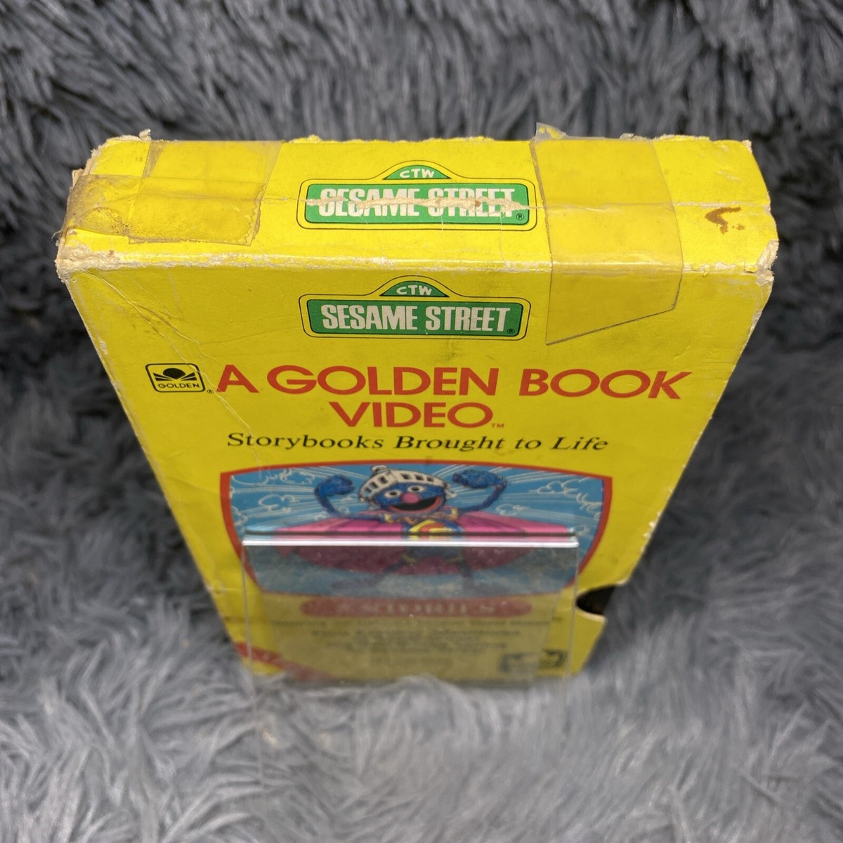 A Golden Book Video Sesame Street Big Bird Super Grover Jim Henson