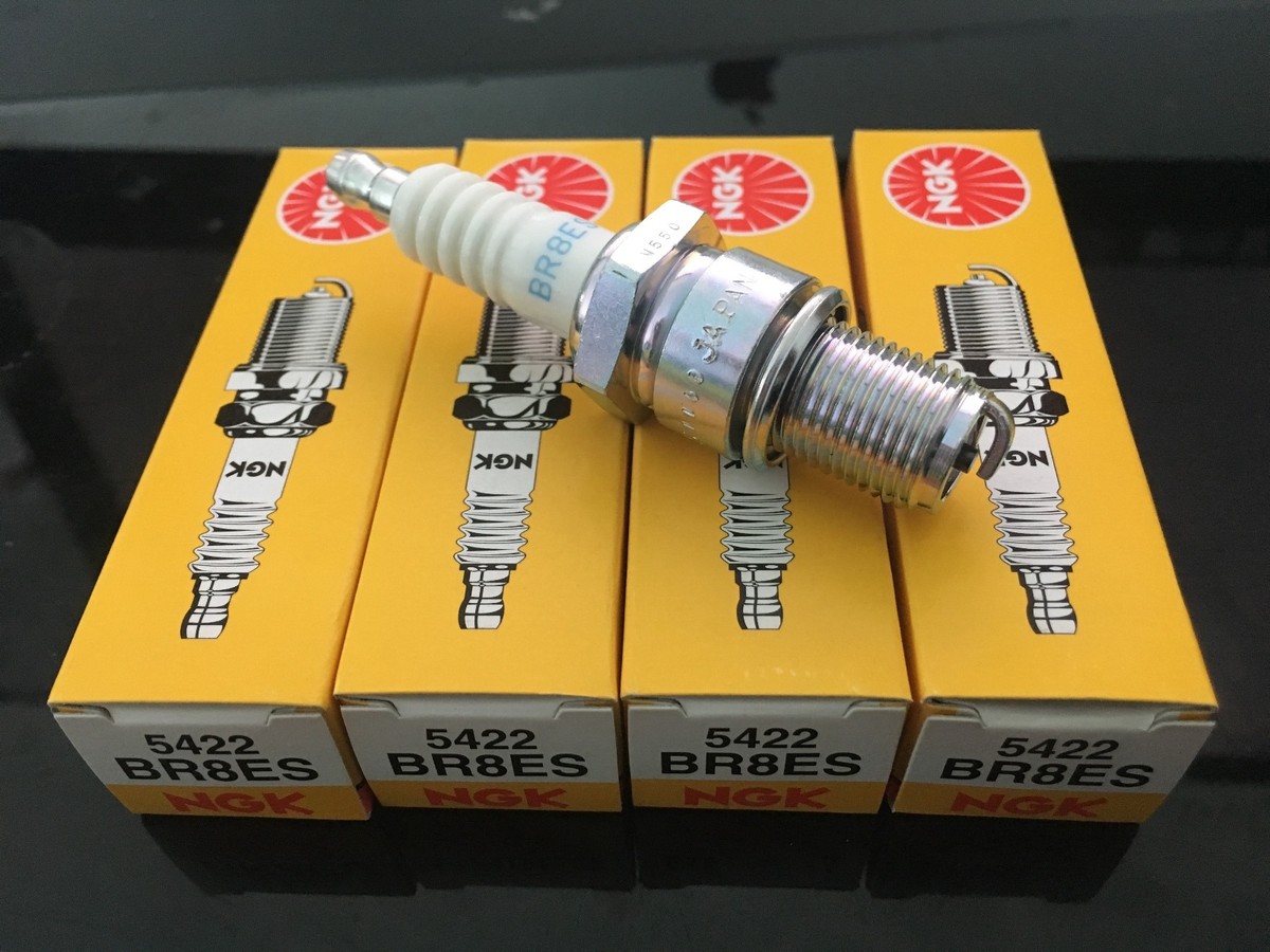 4 NGK BR8ES Spark Plugs for Yamaha Banshee, Blaster, ATC 250R | eBay