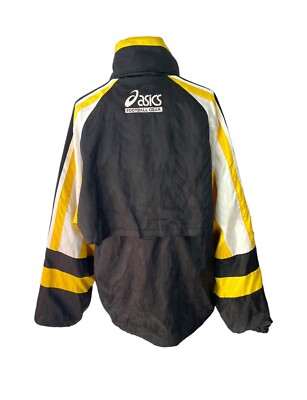 Vintage Y2K Asics Jacket Windbreaker Color Block Sports Adult Size