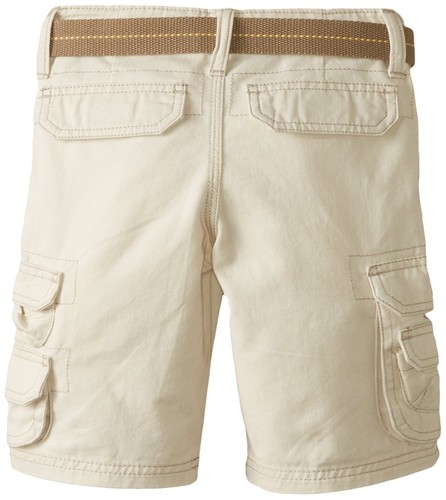 Lee Dungaree's Boy's Size 8R Cargo Shorts NWT Beige Adjustable Waistband - Picture 3 of 4