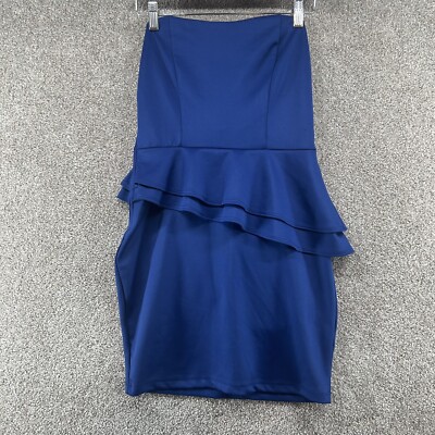 blue wet look dress Shop Petrol Blue Contrast Stitch Wet Look Denim Mini Dress Online in Oman