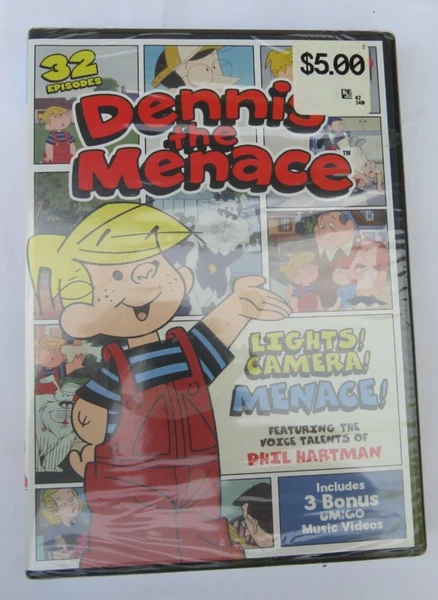 Dennis The Menace - Lights! Camera! Menace! New DVD-32 Episodes-Phil Hartman