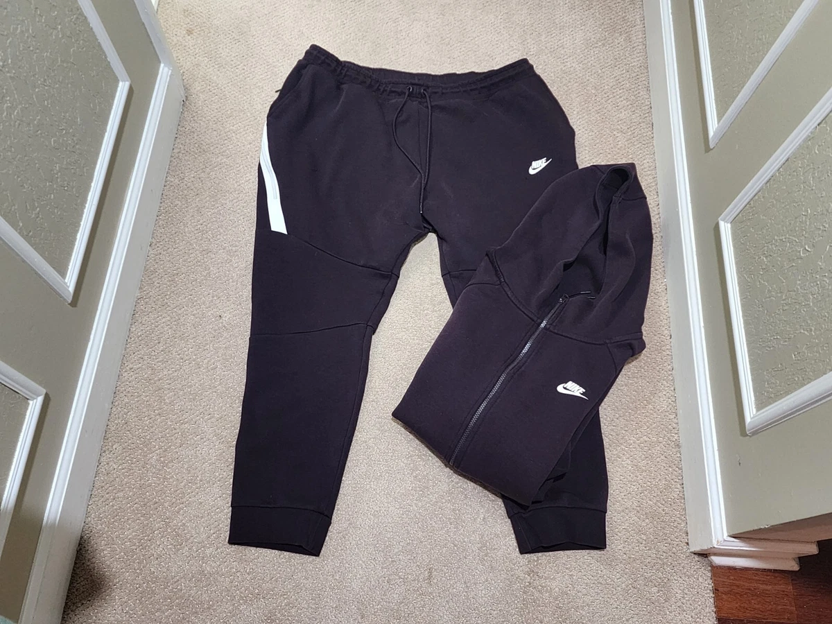 Nike Tech Men s Purple Hooded Sweatsuit Top XXL Bottom XXXL