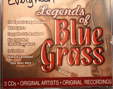 LEGENDS OF BLUEGRASS Various Artists 3 CD's 2004 BMG 30 Tunes VG Cond Ship Free