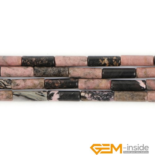 4x13mm Natural Assorted Gemstone Loose Column Tube Loose Beads Jewelry Making - Bild 23 von 63