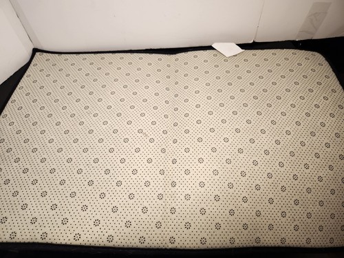 Memory Foam Blk Marbel Bath Mat 30x19 1/2 - Picture 2 of 2