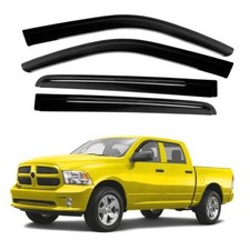 Rain Guards for Dodge Ram 1500 Crew Cab For Dodge Ram 1500 Crew Cab 2009-2018