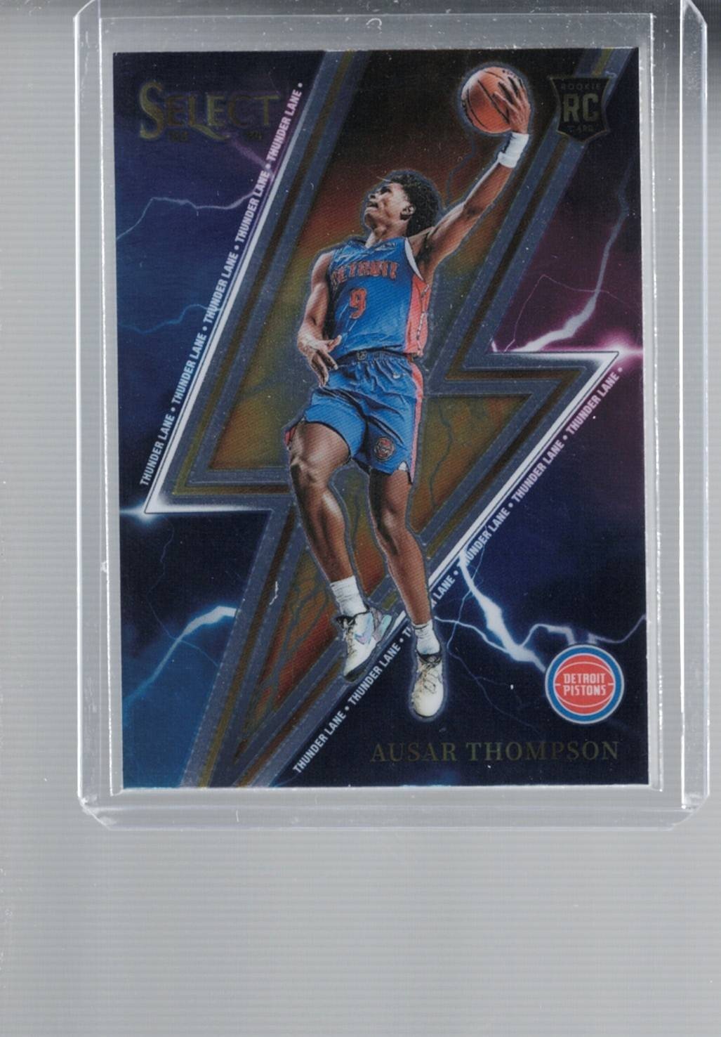 2023-24 Panini Select - Thunder Lane Ausar Thompson #9 (RC)