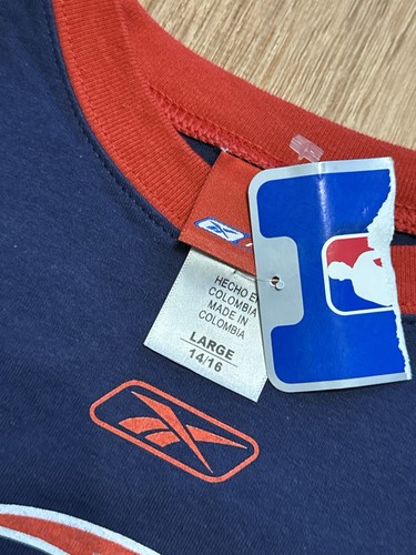 Detroit Pistons Retro Throwback Horse Logo T Shirt Youth L 14-16 Reebok NBA 90s - Picture 4 of 7