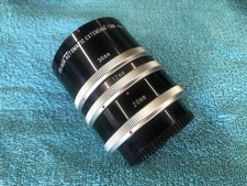 CANON  SOLIGOR  AUTOMATIC  EXTENSION  TUBE  SET  FTB  12MM 20MM 36MM  📸