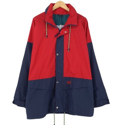 Vintage Helly Hansen Vg5 Herren Jacke 90s Windbreaker wasserdicht Größe L