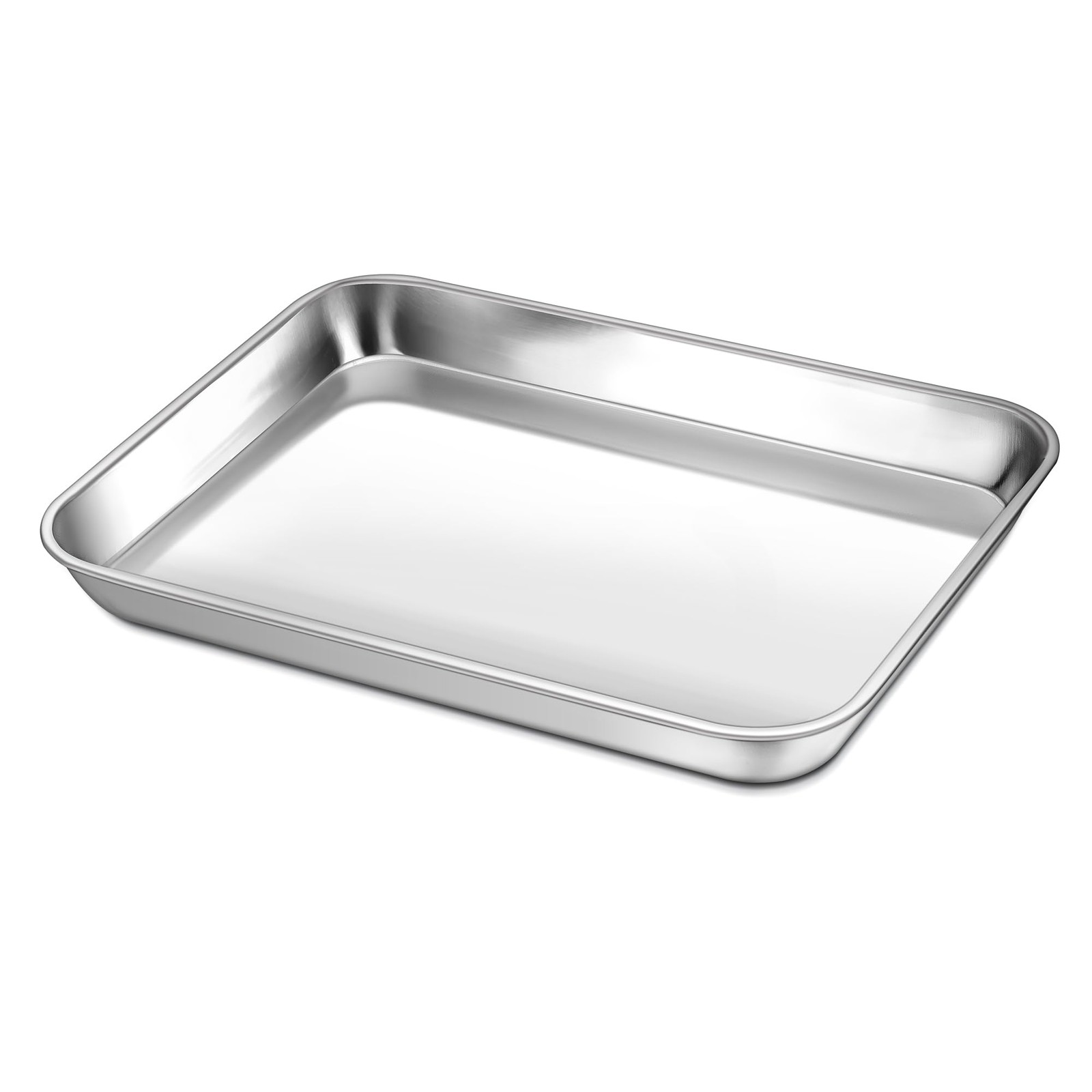 9 Inch Stainless Steel Baking Sheet Pan for Cookies Bread Bacon Toaster Oven
