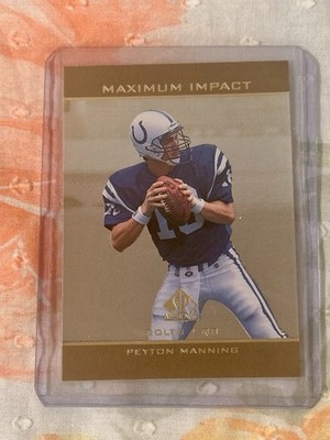 PEYTON MANNING 1998 SP Authentic Maximum Impact SE11