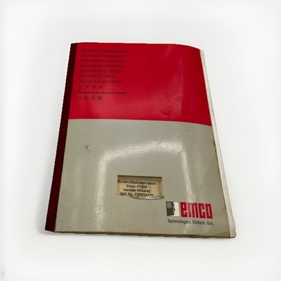 EMCO ET425 Electrical Documentation R1AA45 See Pics