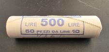 Rotolo Rotolino di 50 Pezzi da 10 Lire Spighe Repubblica Italiana Anno 1984 Fdc