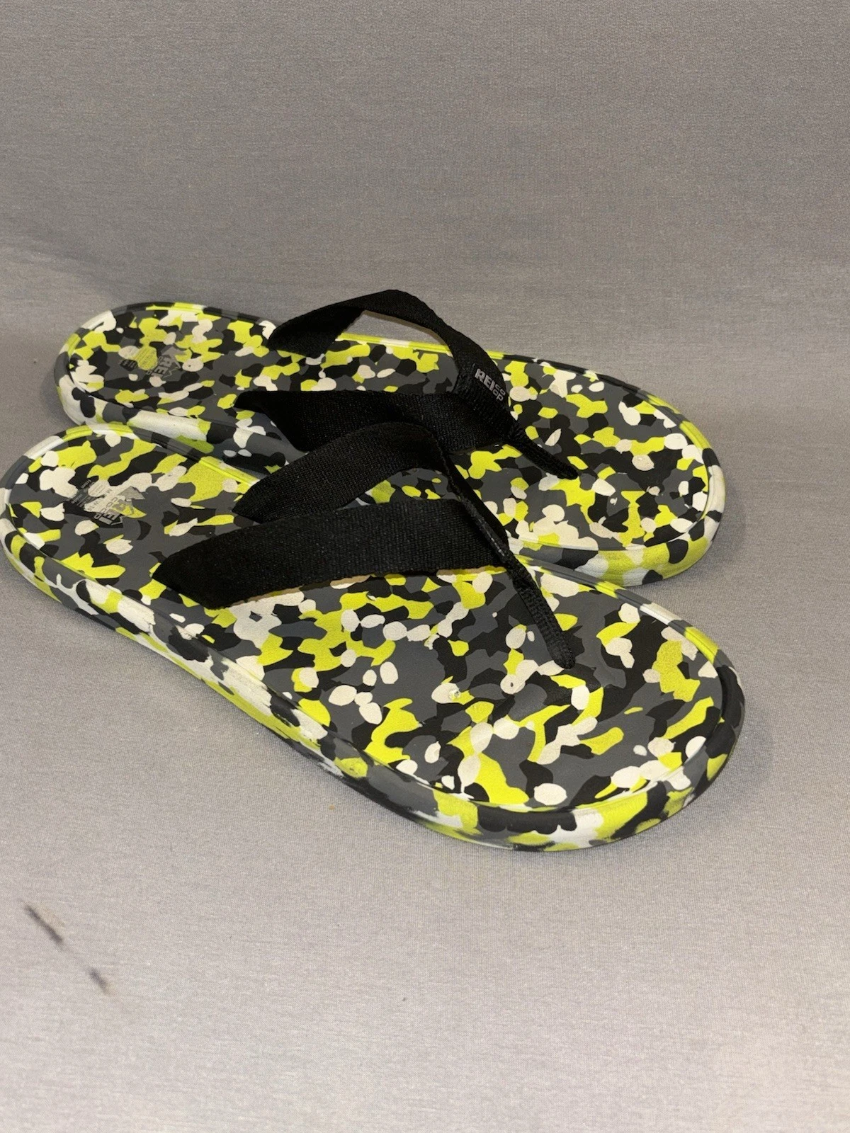 REI Men’s Rubber Flip Flops Size 13 Sustainable Recycled Vacation Beach