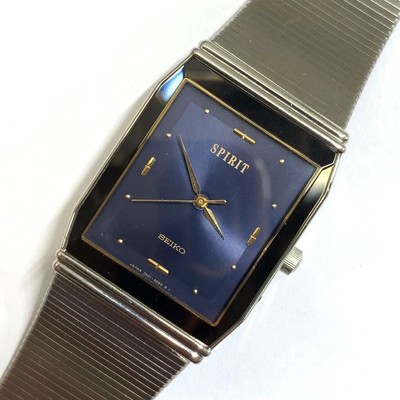 Seiko 7N01-5070 Blue Dial Quartz Watch Tested Excellent Condition