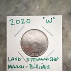 2020-W America the Beautiful Quarters Marsh-Billings-Rockefeller — photo from another recent sale