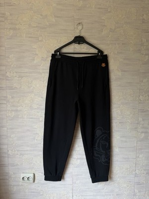 Kenzo Paris Black Sweatpants Men s Big Logo Size XL