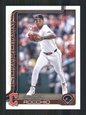 2025 Topps #194 Brayan Rocchio Cleveland Guardians 41461