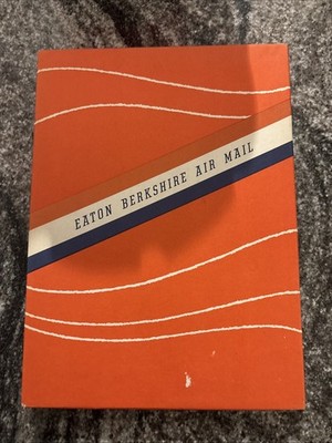 Vtg Eaton's Berkshire Air Mail Paper Envelopes 7 Printed 14 Plain Sheets 12 Env