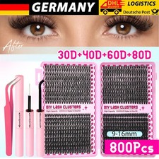 DIY Lashes Extension Set 800 Stück Wimpernve...