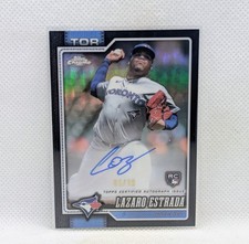Lazaro Estrada Chrome 2026 Black Blue /10 Auto